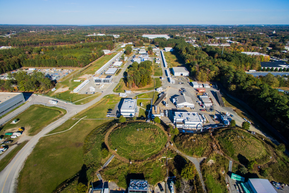 CEBAF Aerial view from drone